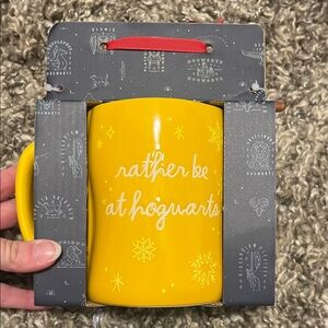 Rae Dunn Harry Potter Hufflepuff Holiday Mug
